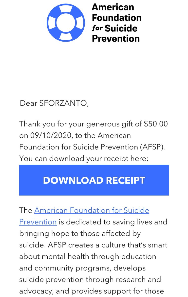 10 SEP 2020I supported  #WorldSuicidePreventionDay  #SnyderCutAgainstSuicide Always grateful to be part of fandom. #ReleaseTheSnyderCut  #ZackSnydersJusticeLeague #TheSnyderCut  #UsUnited