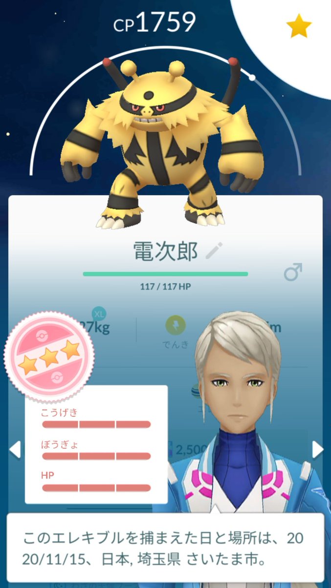 Yashito ヤシト コミュデイお疲れ様でした たまご割りが絶好調過ぎてちょっと怖い まさか1日で100 が4匹生まれる何て ポケモンgo コミュニティデイ エレキッド エレブー エレキブル 個体値100