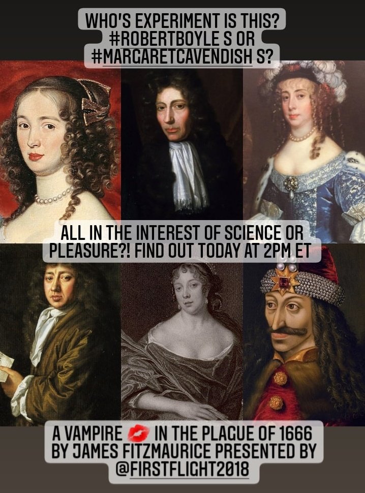 lovearmd's tweet photo. Today at 2pm ET! A Vampire ๐ in the Plague of 1666 by @JamesFitzmauri1 presented by #FirstFlightTheatre Starring @SeanAnglin @richwidth #juliamorgantini @franktfarrell1 @lovearmd & #DeniseHurd
Ticket link at https://t.co/Wfbr6anq3f https://t.co/MoqhnxZ8Zp