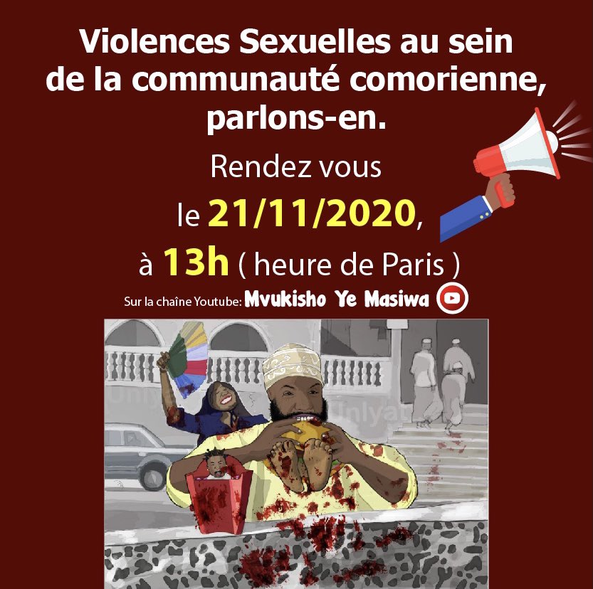 mym_comores's tweet photo. #MLVS ! 
Mouvement de Lutte contre les Violences Sexuelles. 

Dans la communauté comorienne. Une association qui réunit les associations comoriennes ( Comores / France ) 
Pour lutter contre ce fléau ! 
Un Max de partage 🙏🏾
#COMKEN https://t.co/4o1nZCl07Y