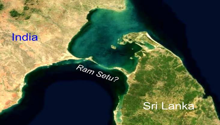 《Thread 》   RAM SETU IS NOT A MYTH!!●INTRODUCTIONThe Ram setu also called Adam’s bridge by the westerner is a chain or stretch of limestone connecting pamban island in India to mainland srilanka is a 3km wide and 50 km long piece of structure