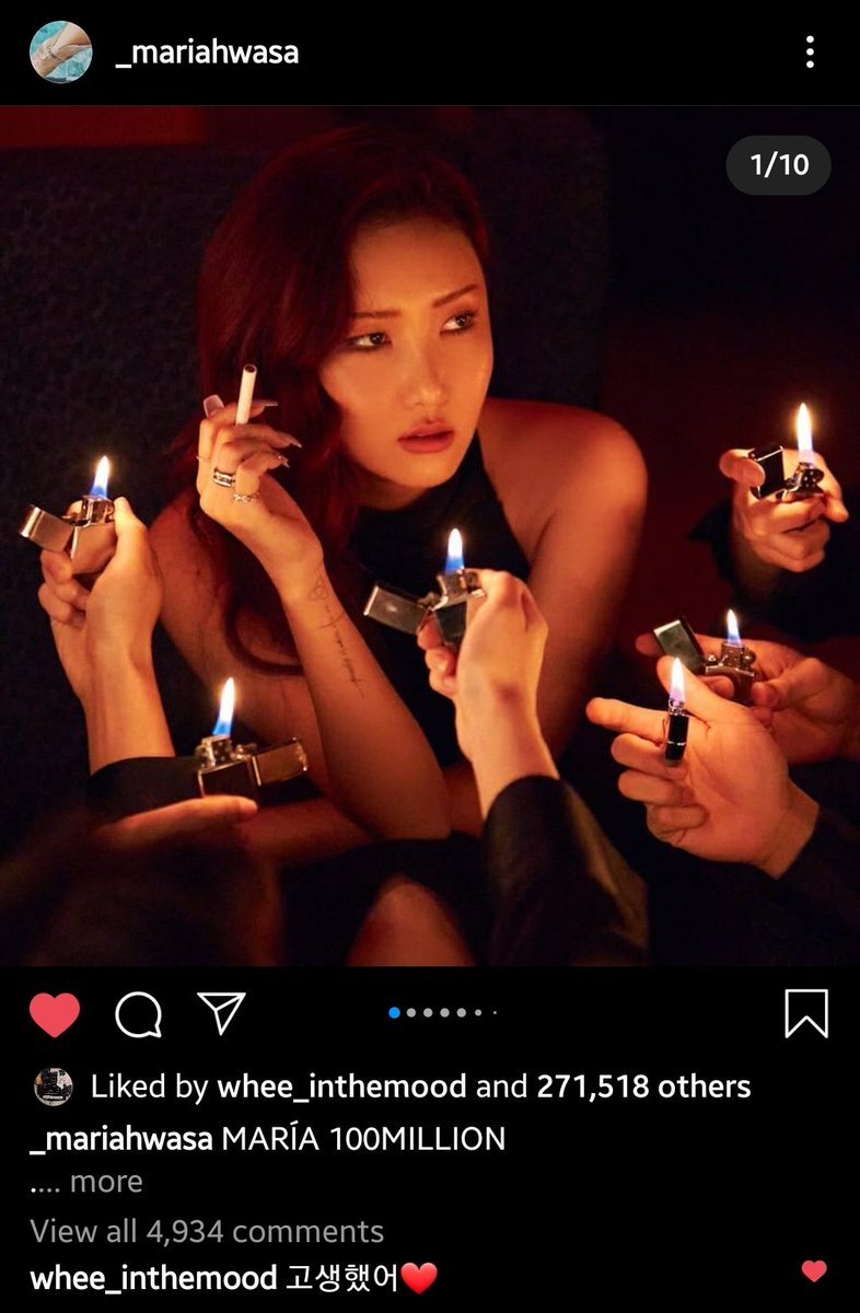 youniverse_22's tweet photo. Wheein commented on Hwasa's latest IG post 😭

"You did a great job❤"

🥺🥺🥺 https://t.co/xOl2yhrZ5Q