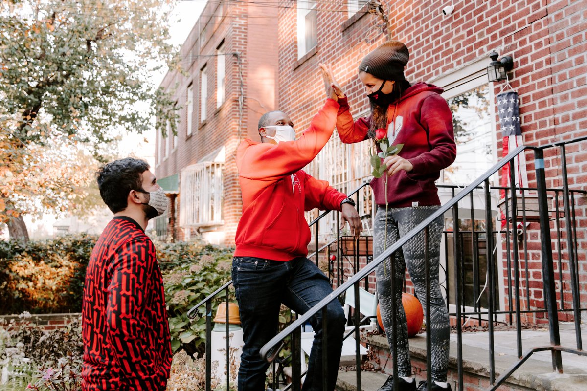 We started the day with  @tiffany_caban.A career public defender, Tiffany's running in District 22 - my home district!When she ran for DA, she radically redefined safety so that it leaves none of us behind. Her fight continues this year & she won't stop until justice is won.
