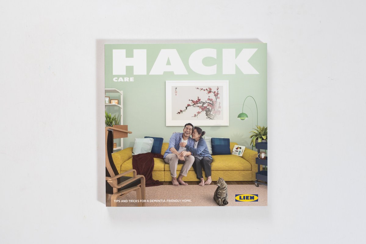 Here is Hack Care, an <a href="/IKEA/">IKEA</a> -inspired 240-page book filled with >50 #DIY tips and tricks on how to hack the Swedish company's products to better serve people living with #dementia #Alzheimer See hackcare.sg #elderly #homecare #selfcare #design