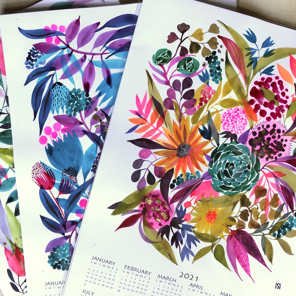 SNewlin1's tweet photo. Original hand-painted calendars now at @VTGCLT POP store. Book an appt. to shop! #art #shop https://t.co/i4QICxl4l2