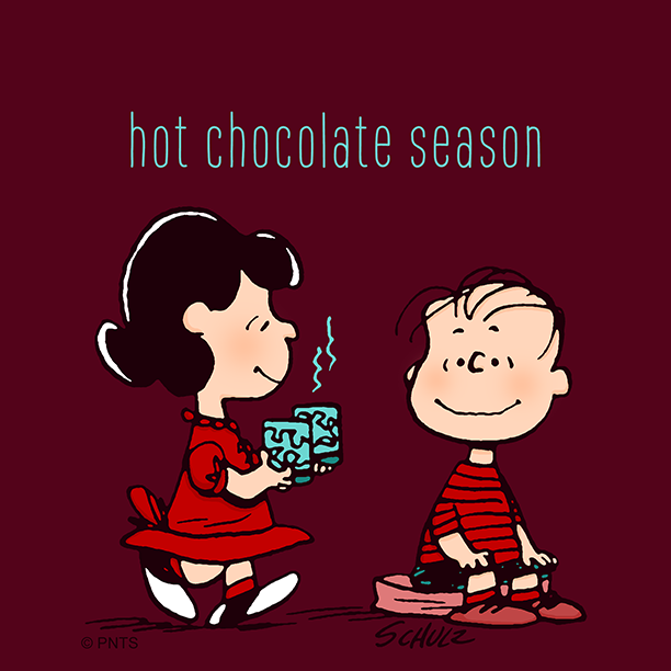 Snoopy's tweet photo. Nothing better than hot chocolate to get you through a cold day. https://t.co/6AfU3pFwWv