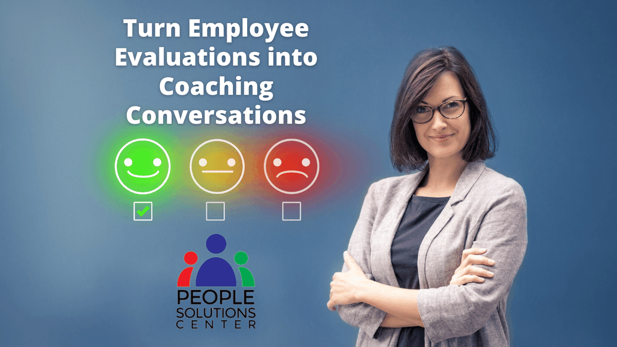 PplSolutionsCtr's tweet photo. Do you struggle with employee evaluations? Consider shifting the narrative of these evaluations to become impactful coaching conversations. In doing this, you will focus less on past performance and ratings, and more on collaborative future behaviors. https://t.co/3pzjFvfB2W