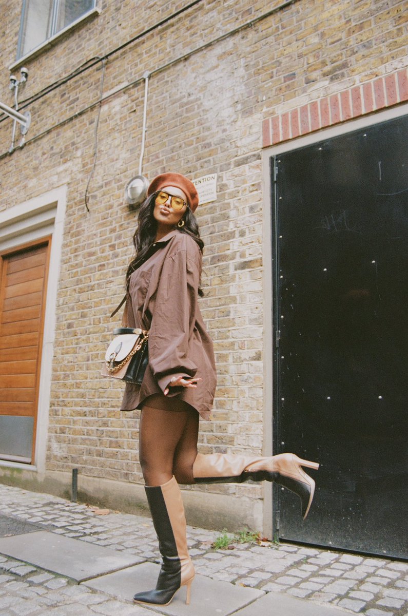 MaddoLuu's tweet photo. Maya Jama for COACH 🤎 https://t.co/Mx5iMXqydU