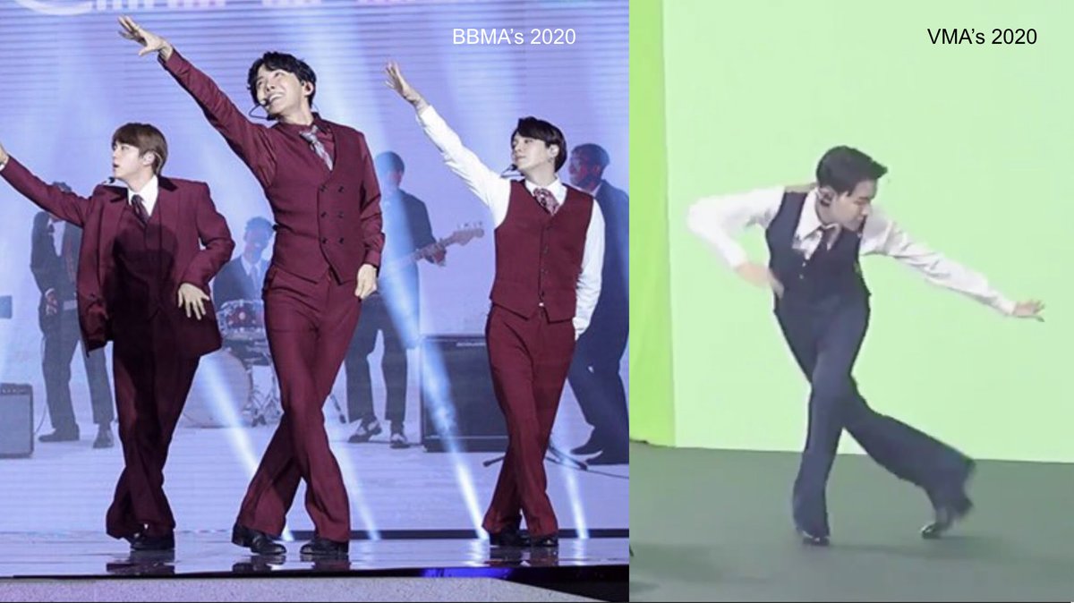 j-hope’s pure classical body alignment (keeping shoulders & chest in same plane over hips) gives him greater stability while lengthening his line. Crossing his legs at his pelvis keeps his weight on his front leg so he’s balanced while fully extending his arm  #제이홉  #jhope