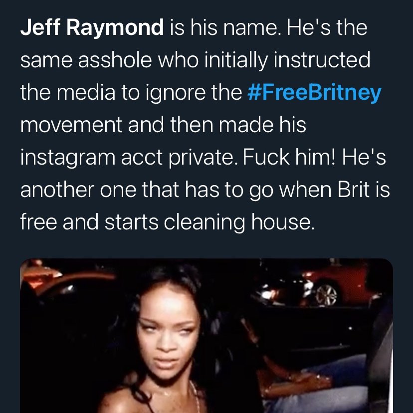 As soon as the  #FreeBritney movement started, Jeff Raymond switched all his social media accounts to private.