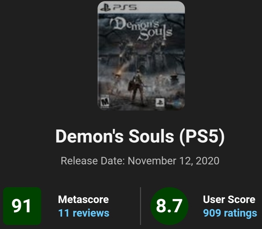 Demon's Souls - Metacritic