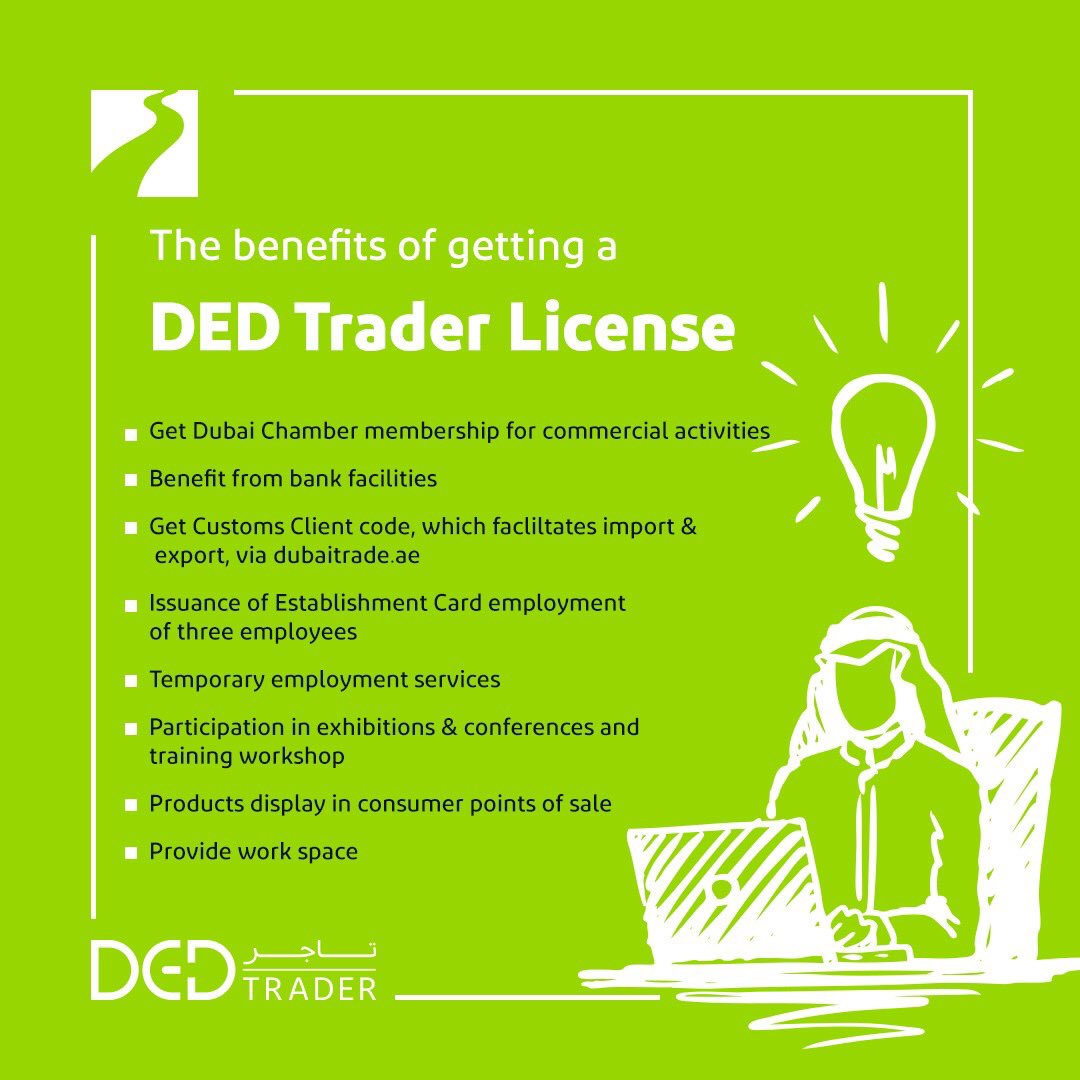DET_BRL's tweet photo. To get the DED Trader license from Dubai Economy and for more information, please visit https://t.co/cSJajfmg40 or contact us through dedtrader@dubaided.gov.ae
#DubaiEconomy #Dubai #DED_BRL #DEDTrader
@Dubai_DED https://t.co/sVvIc1S03L