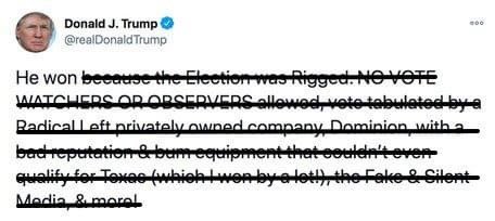esdeedee's tweet photo. There we fixed it for you .@realDonaldTrump https://t.co/4UXneYLbFh
