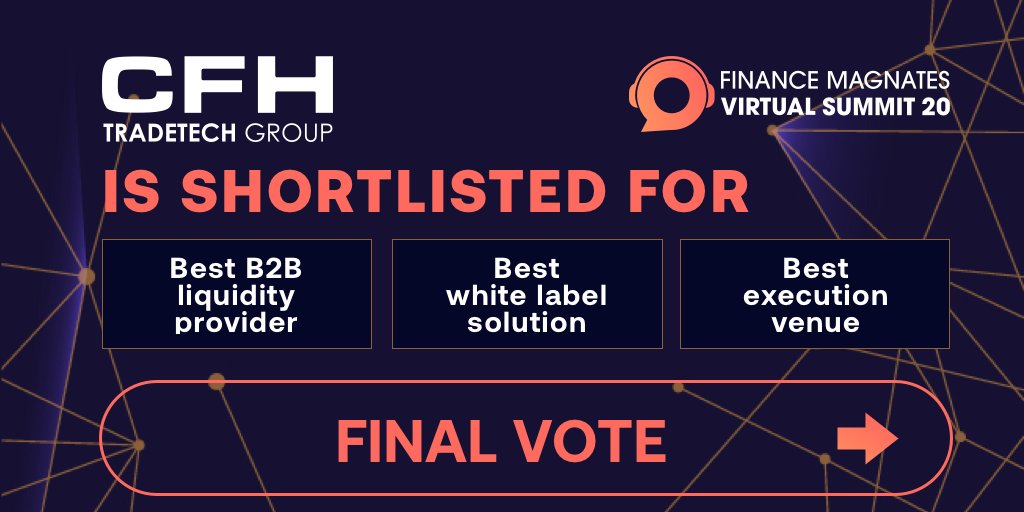 CFHClearing's tweet photo. Final voting today! Don't forget to cast your vote in the @financemagnates Awards 2020 https://t.co/3PNpeJFcdT https://t.co/oo3S2OMfCw