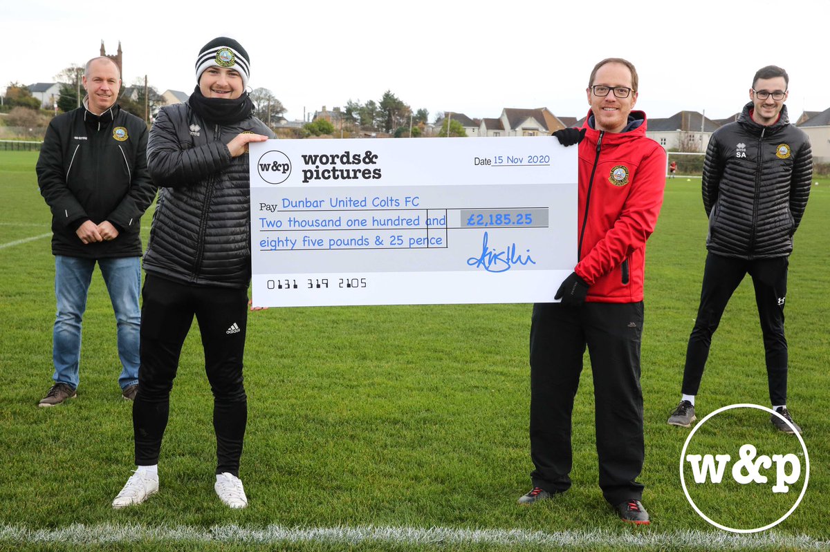 Our event sticker album for <a href="/ColtsUtd/">Dunbar Utd Colts</a> raised £2,185.25! We were delighted to deliver this cheque to them. If you’d like to raise funds for YOUR club with <a href="/WPStickers/">W&P Stickers</a> then please get in touch! #grassrootsfootball #footballstickers #gotgotneed