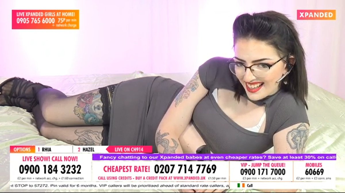 CharmGentFan's tweet photo. sexy and gorgeous @RhiaRose12 is your option 1 today on @XpandedTV loving the show so far. call her now for some naughty and fun chat #xpandedtv #babeshows #callnow 

Rhia also has a #sospoilt @So_Spoilt account which shouldn't be missed!! go check this out 😍 https://t.co/xCXYRpjOeV