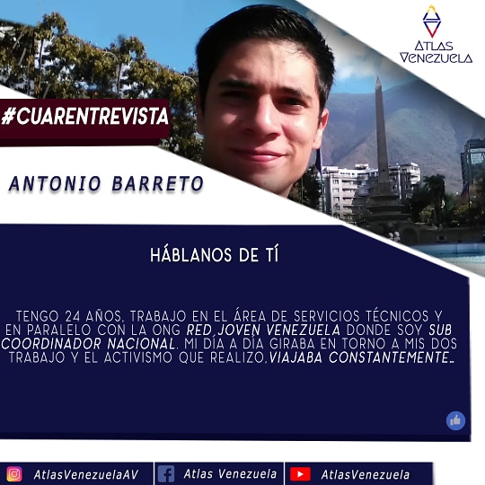 AtlasVenezuela_'s tweet photo. Te invitamos a escuchar esta grata #Cuarentrevista que le hicimos a Antonio Barreto donde nos comenta su opinión, reflexión y anécdotas frente a esta #cuarentena ¡Comparte!

Suscríbete a nuestro canal de YouTube
https://t.co/V0gTQG3xNs

Síguenos en IG
https://t.co/N3Rdj2Qgta https://t.co/RKKmBEovvx