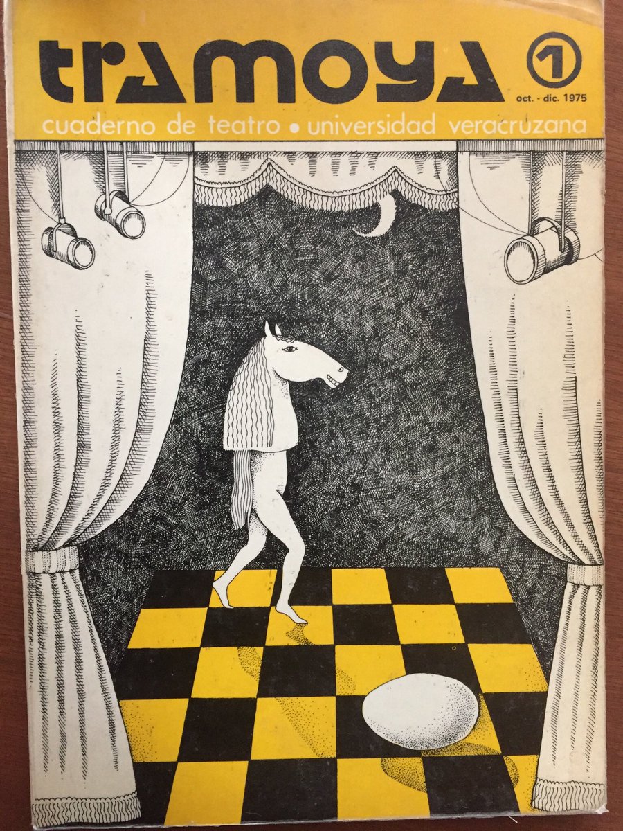 Moncadatzin's tweet photo. Además de contar con la más añeja compañía teatral de México, la Universidad Veracruzana alberga la más antigua revista teatral de Latinoamérica. Fue fundada por Emilio Carballido hace 45 años y es, hoy por hoy, la mayor colección impresa de dramaturgia en español. #Tramoya https://t.co/s0Cs8WqC2H