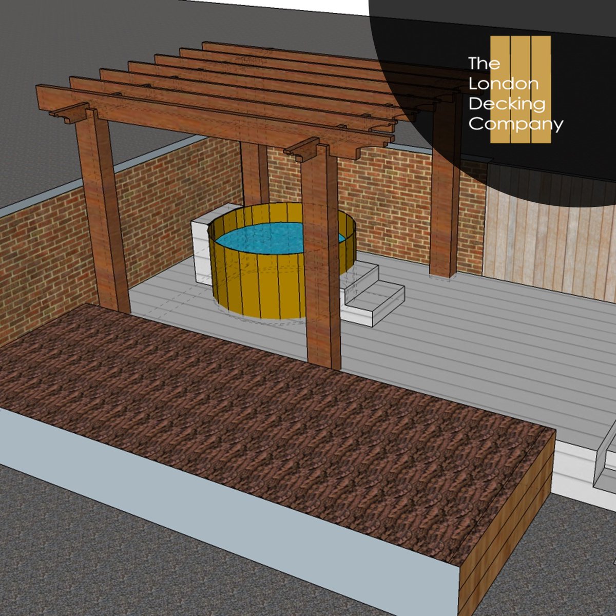 LondonDeckingCo's tweet image. We don't only install decking but also offer a design service. This project in East Grinstead involved the design and installation of a raised hot tub area with two pergolas!

ow.ly/DziX50CkUBR

#decking #gardendecking #deckingdesign