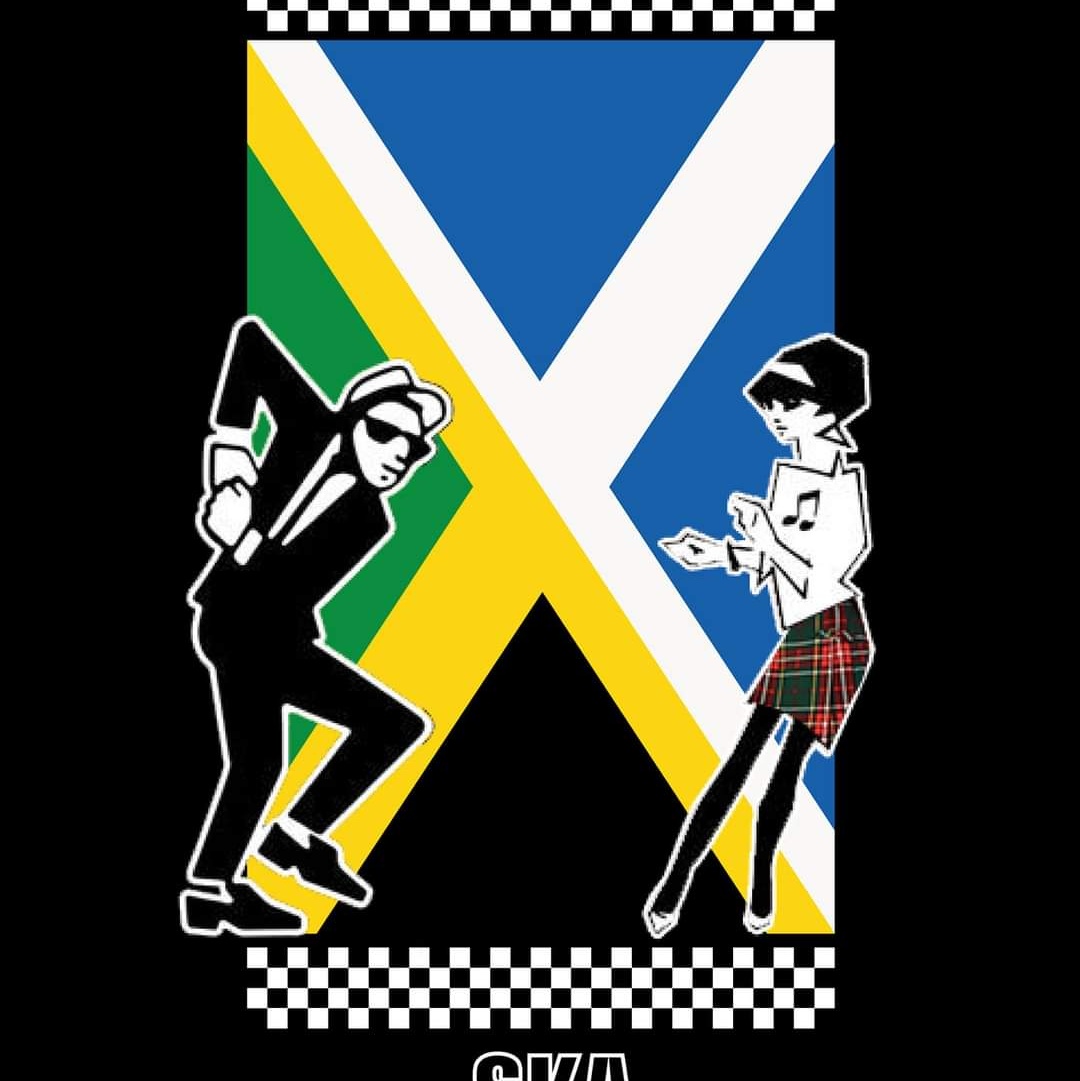 Rockerbiefest's tweet photo. If your a fan of Scottish Ska (@EsperanzaSka @LaidlawAndy @B0MBSKARE etc) would you be interested in a t shirt with this design? 

Shirts would cost £20 and all proceeds would go to @Rockerbiefest 

If interested contact @jamesieturpie https://t.co/TcE9VuOaZR