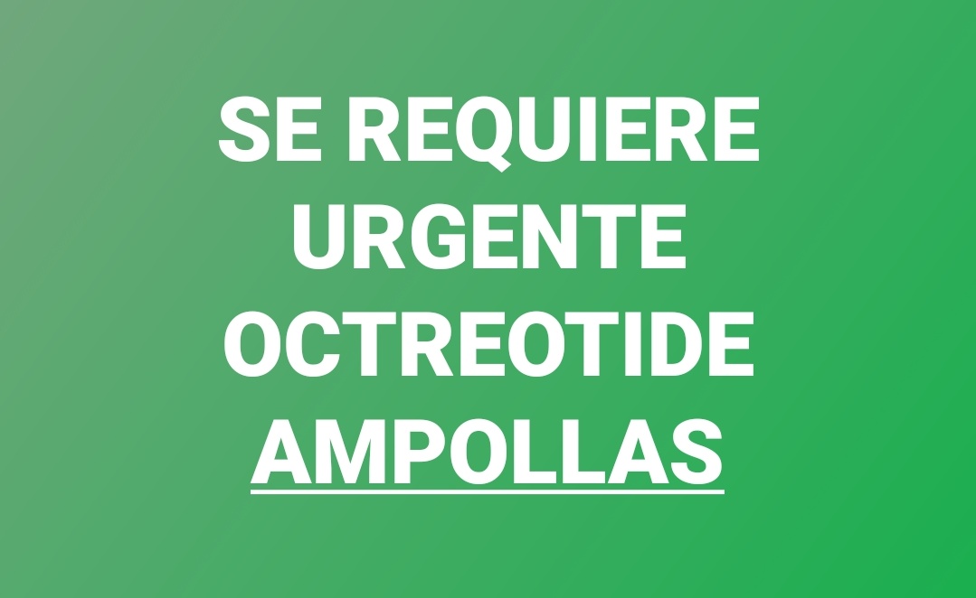 ATENCIÓN VALENCIA SE REQUIERE CON URGENCIA AMPOLLAS DE OCTREOTIDE <a href="/traffiVALENCIA/">Ariel Lewental</a> <a href="/ValTNecesita/">Valencia Te Necesita</a> @DonaMed_VE <a href="/Donatumed/">Dona tu Medicamento</a> #15Nov #15novembre <a href="/VALENCIAINFORMA/">VALENCIA INFORMA</a>