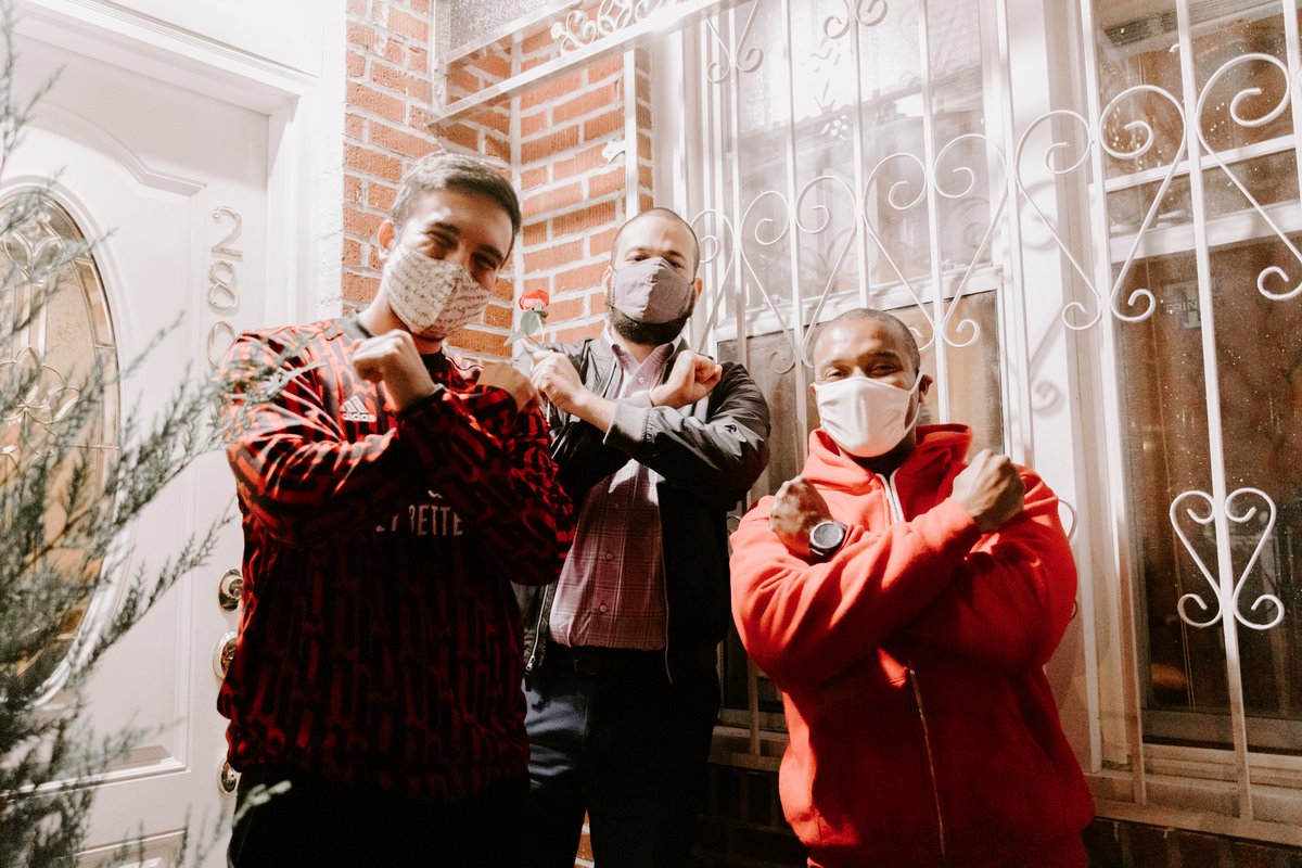 Final stop for the day was  @Adolfo4Council.BX through & through, Adolfo's running in District 14. He's been organizing against capital since he fought Bloomberg's school closures across his borough. He's fighting to create economic democracy & he's doing it  #FromTheGroundUp!