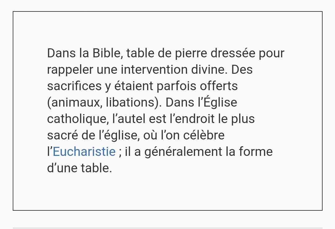 L'autel : #autel  #messe  #liturgie