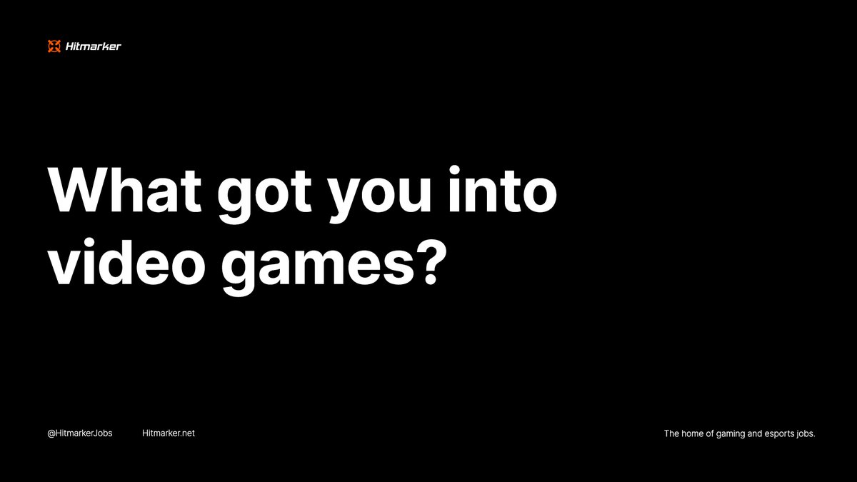 Hitmarker | Gaming Jobs tweet media