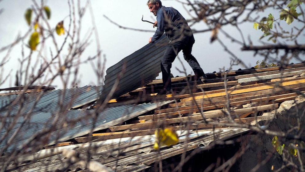 rasulhasancom's tweet photo. But that's not all. They take with them toilets, roofs, floors, stones, everything that is there. Wouldn't the Armenian government give them compensation? Turning these places into slums But they forget that the Azerbaijani state will demand compensation from Armenia for all this https://t.co/PYDOZFoOaE