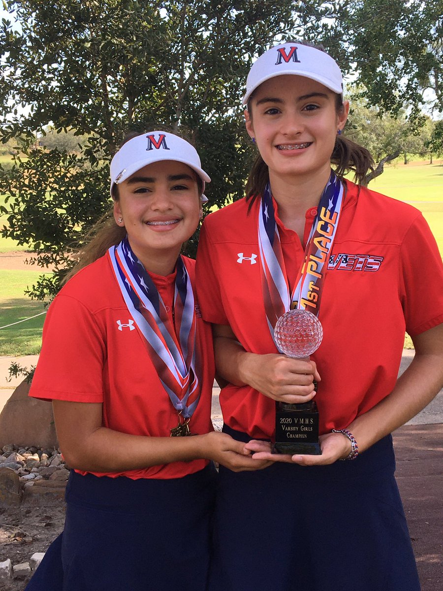 Another varsity girls golf team win for <a href="/VMHSEagles/">Veterans Memorial HS</a> <a href="/CCISD/">CCISD</a>. 3 tournaments, three wins this fall. Congrats Anissa 3rd place scoring 79-76 and Viviana 5th place scoring 80-91