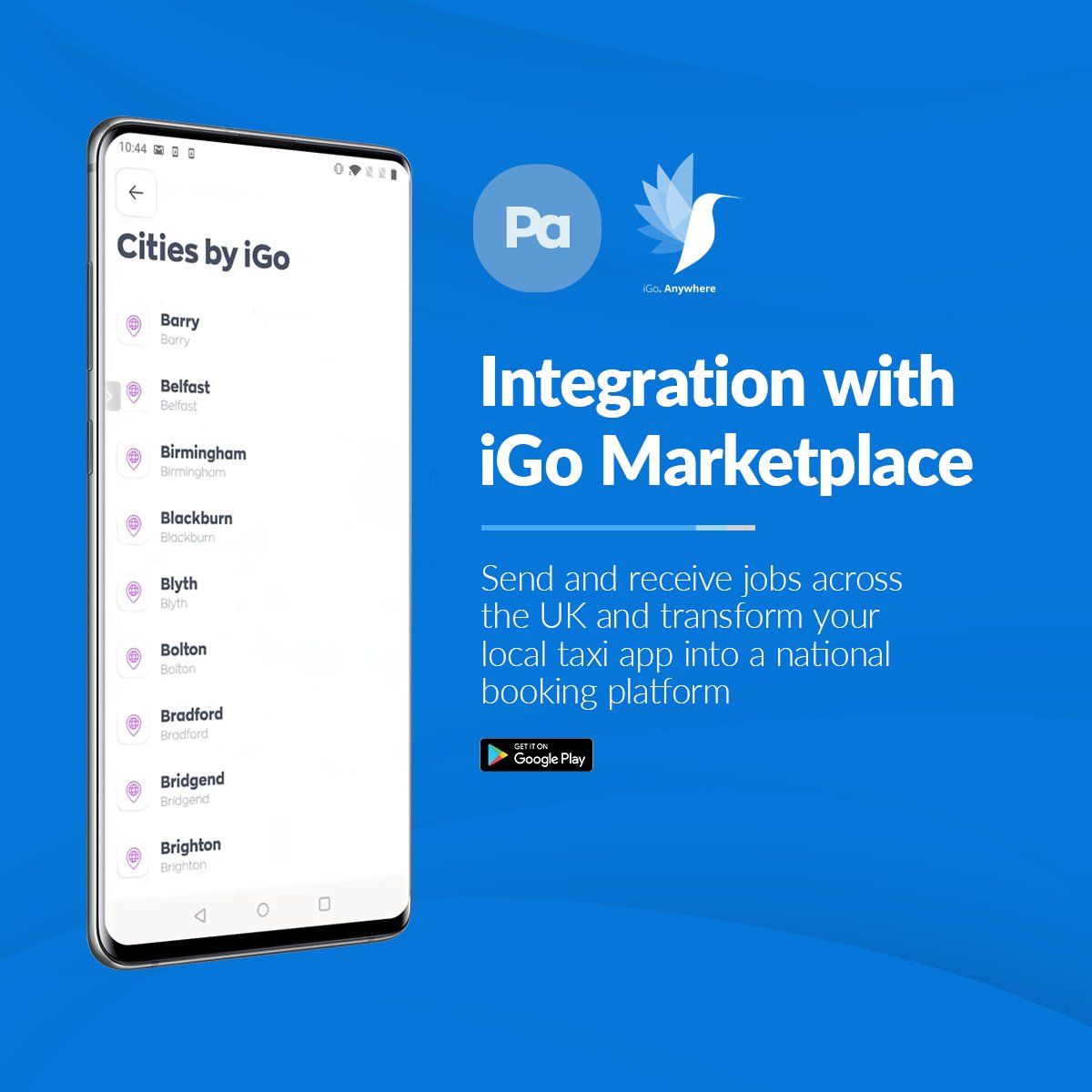 autocabgpc's tweet photo. The new Passenger App is fully integrated with iGo Marketplace, meaning you have the tools at hand to transform your local taxi app into a 𝗡𝗔𝗧𝗜𝗢𝗡𝗔𝗟 booking platform! ✅
Transform &amp; enhance your business → https://t.co/83xFA3oOuO
#PassengerApp #Autocab #DrivingPositivity https://t.co/ZDFrYknbck