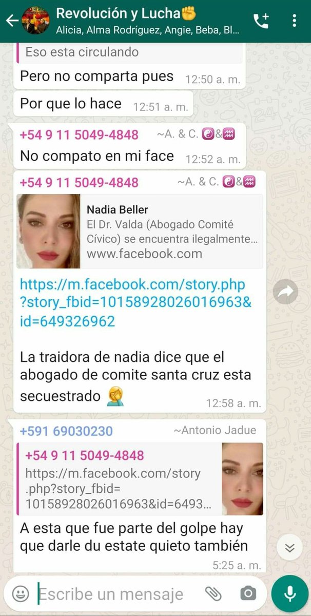 nadia_beller's tweet photo. Así es como pretenden callarnos, dándonos  "estate quietos" por denunciar irregularidades.
Se olvida el señor Antonio Jadue que lo conozco

LO HAGO RESPONSABLE DE CUALQUIER COSA QUE ME PASE https://t.co/CpLs7p5B6Y