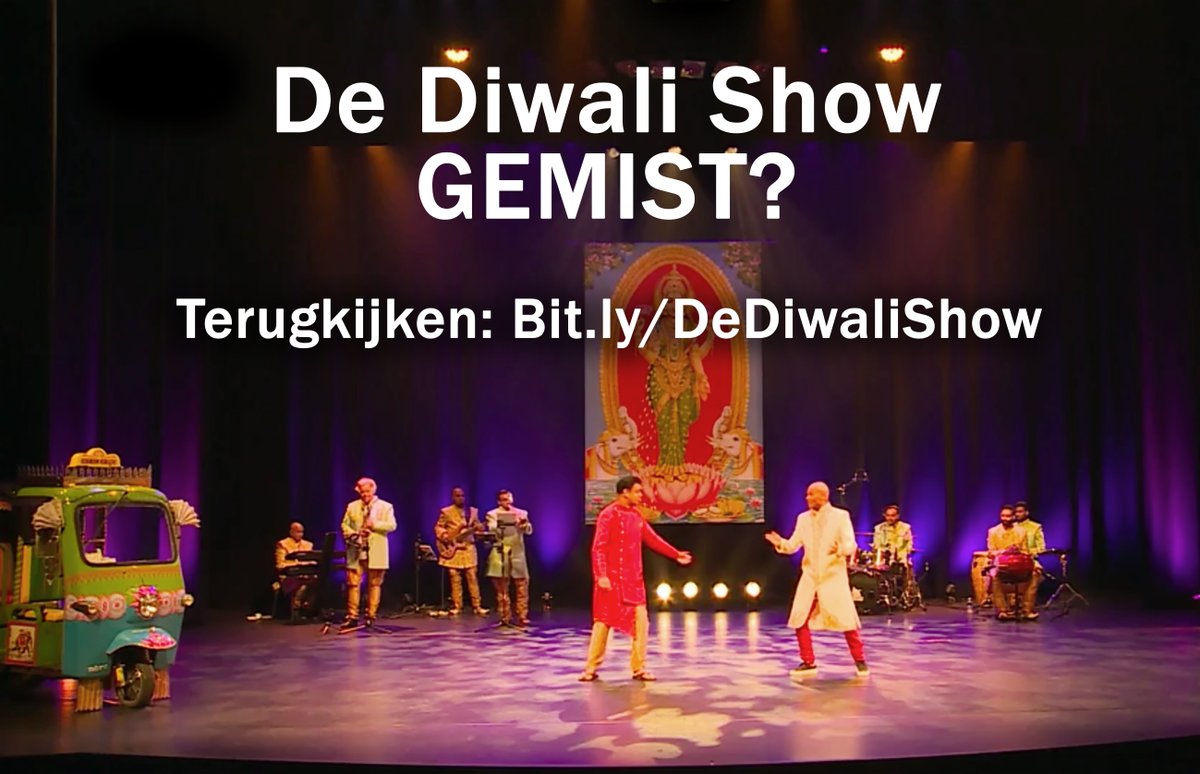 Bedankt voor alle mooie reacties op De Diwali Show! 🥳 Heb je de uitzending gemist? 😱 Geen probleem 😊 Bekijk 'm (gratis) terug via Bit.ly/DeDiwaliShow