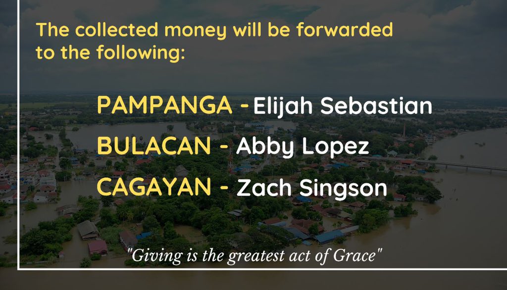 mababaOGs's tweet photo. This is Bangon Kababayan, a fundraising event for the typhoon victims from Pampanga, Bulacan, and Cagayan. The donated money will suffice and will be appreciated by our brothers and sisters that have been greatly affected by #UlyssesPH.

Check the infographic for more details. https://t.co/iutbiqq2bq