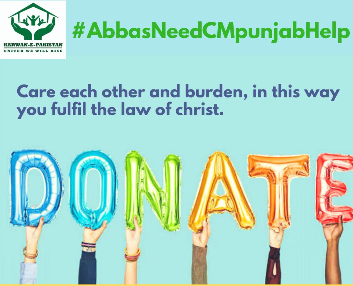 qasim_mughal1's tweet photo. Giving also connects us to others, creating stronger communities and helping to build a happier society for everyone.
#AbbasNeedCMpunjabHelp https://t.co/iumqVQOr12