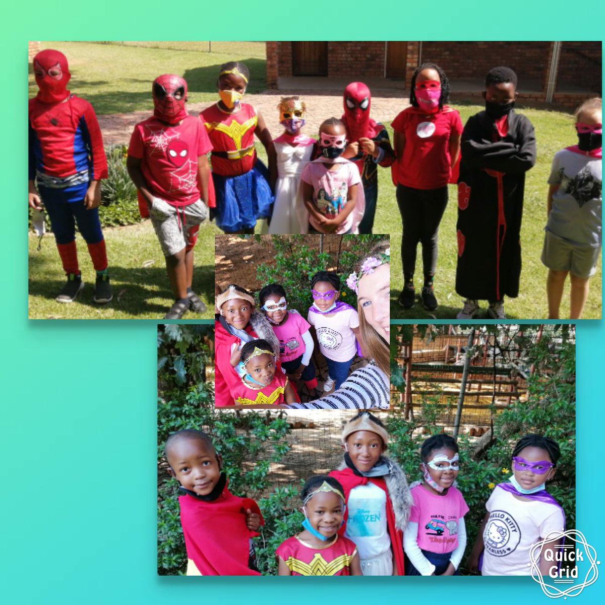 TambotiePrep's tweet photo. #CivviesDay #SunflowerFund #charity2020 #education 
We had so much fun dressing up as warriors. We salute everyone fighting for their health. 💜🌻🌻 https://t.co/ciX75AGNYc