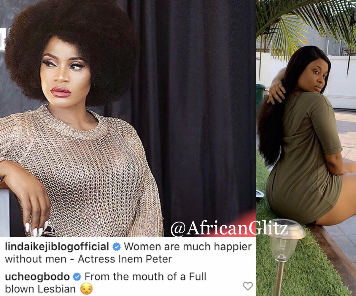 african_glitz's tweet photo. Trouble don jam Train!!🚂💨
“From the #mouth of a full blown #LESBIAN = #Women are much #happier without #men” #Ouch!! What a painful laughter; popular #nollywood Actress @ucheogbodo shatters @inempeter.
CHECK OUR NEXT POST FOR THE FULL STORY! 🚂💨
#ucheogbodo #inempeter #naija https://t.co/IuGtSA5L1m