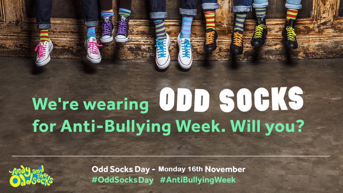 MrsLatham93's tweet photo. REMINDER @saintoswalds 

Don’t forget it’s ODD SOCKS day tomorrow! 🧦🤪 

#OddSocksDay  #AntiBullyingWeek https://t.co/EAjo8J0B1C
