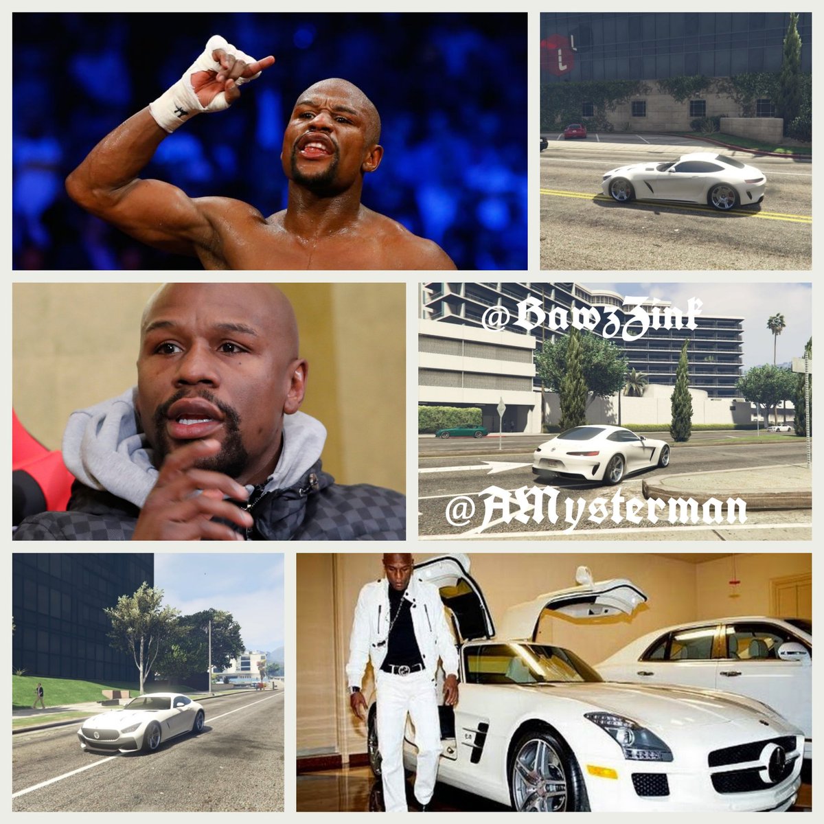 BawzZink's tweet photo. 🔥Old creation🔥
Collaboration with @AMysterman🤝
Floyd Mayweather
Only available for exchange ✅
Like👍
Rt♻️
Follow me and follow @AMysterman 🤝
#GTA5 #thrax #GTA5Online #RockstarGames #GTAV #GTAOnline #gta5online #thraxCollection #FloydMayweather https://t.co/unlJQCtpZR