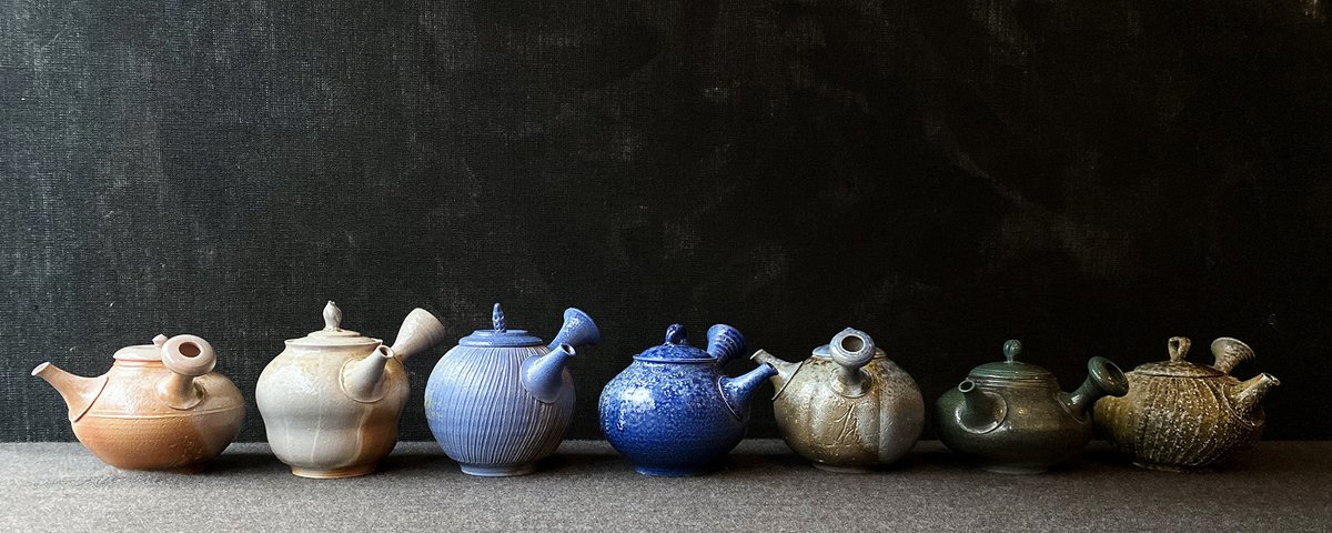 TeaDealers's tweet photo. Sunday Best : Wood Fired Kyusu Collection - https://t.co/Ve55SGzmWG https://t.co/buXnxDvtm2