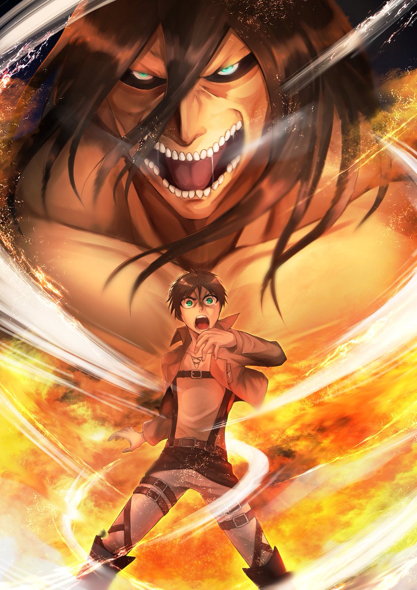 進撃の巨人 俺がこの世に生まれたからだ 進撃の巨人 エレン イェーガー 進撃の巨 ぐらんど お仕事募集中のイラスト