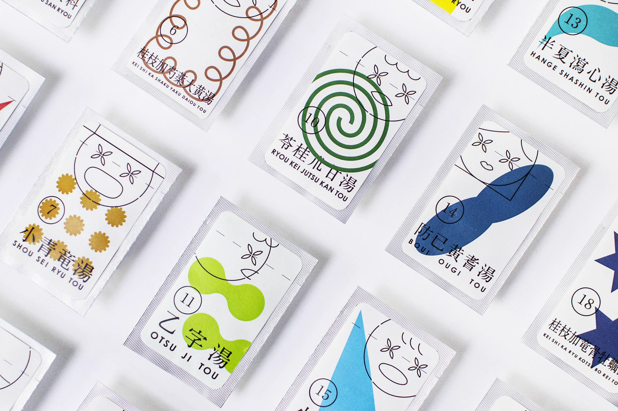 わかりやすくて、かわいい漢方薬のパッケージ。