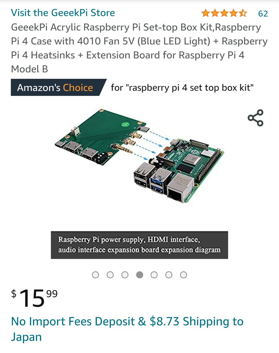 Wounds_Skillet's tweet image. うおっ！？
こう言うヤツよ！欲しい！

#ラズパイ #Pi4 #GeekPi