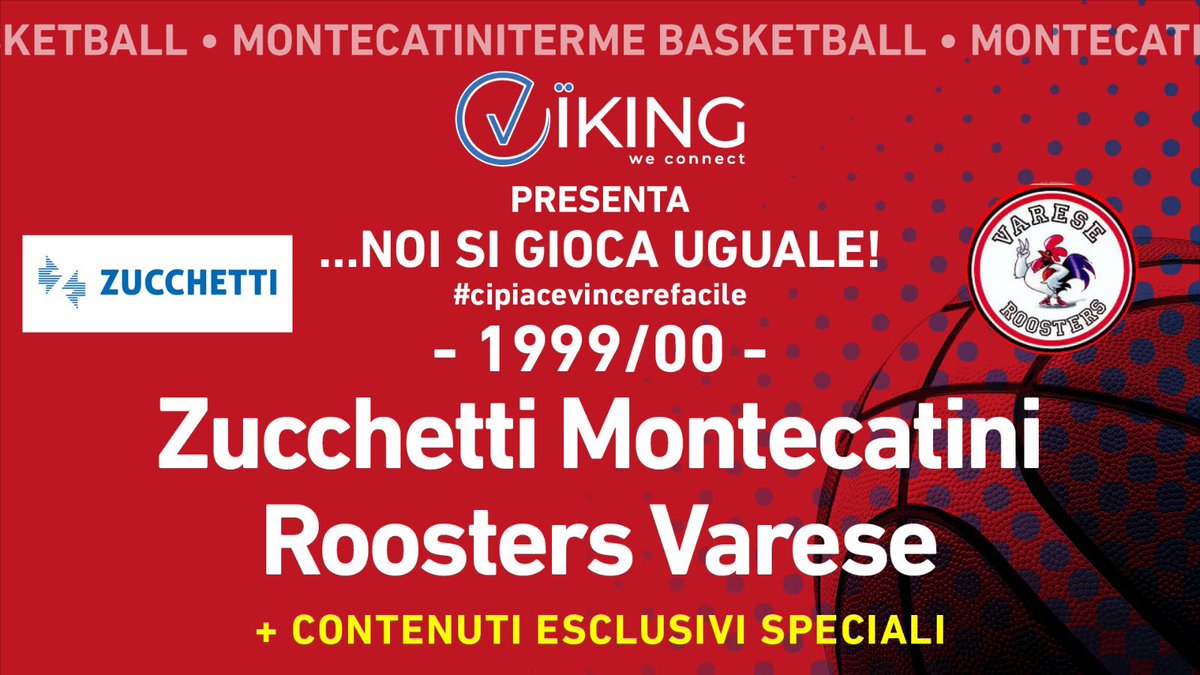 🔥 GAME DAY

⏰ Ore 18:00 
📍 Palaterme

Zucchetti Montecatini - Roosters Varese

🎥 Diretta sul profilo Facebook di Montecatiniterme Basketball

#tuttINSIEMEmontecatini | <a href="/PallVarese/">Pallacanestro Varese</a>