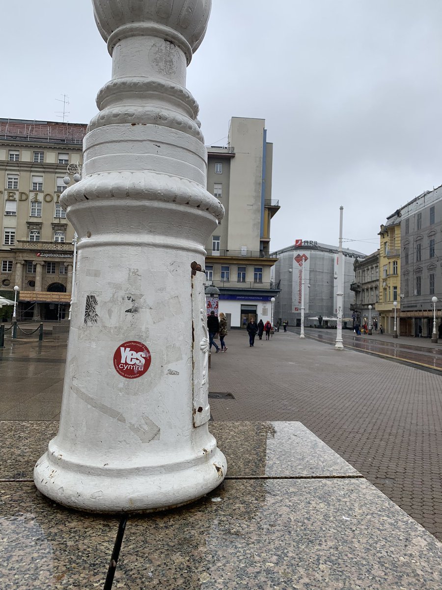WelshStickers's tweet photo. Zagreb, Croatia 🇭🇷 

📸 @SionwRoberts https://t.co/cP6QkmF5ln