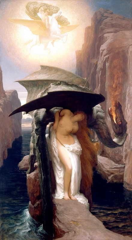 Renacentista3's tweet photo. Perseo y Andrómeda, Frédéric Leighton, 1891, @NML_Muse https://t.co/IMLvRIK8SA