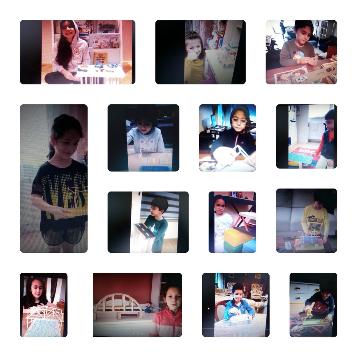 BK_Eskisehir's tweet image. 2. Sınıf öğrencilerimiz, STEM Junior 1. Tema Makineler Dünyası Köprüler projesinde çeşitli köprüler tasarlayarak ürün modellerini online fuarda sergilediler.#STEMjunior #STEMgelecektir @ErkenCocukluk @SencerCorlu @benaykaragz @cuneytd1 @BK_cnnmdngl