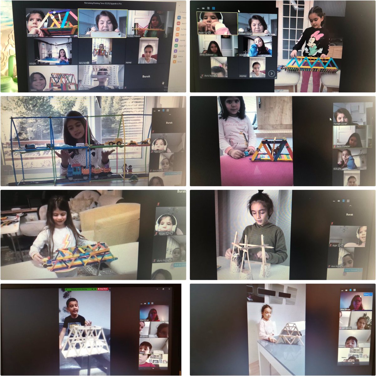BK_Eskisehir's tweet image. 2. Sınıf öğrencilerimiz, STEM Junior 1. Tema Makineler Dünyası Köprüler projesinde çeşitli köprüler tasarlayarak ürün modellerini online fuarda sergilediler.#STEMjunior #STEMgelecektir @ErkenCocukluk @SencerCorlu @benaykaragz @cuneytd1 @BK_cnnmdngl