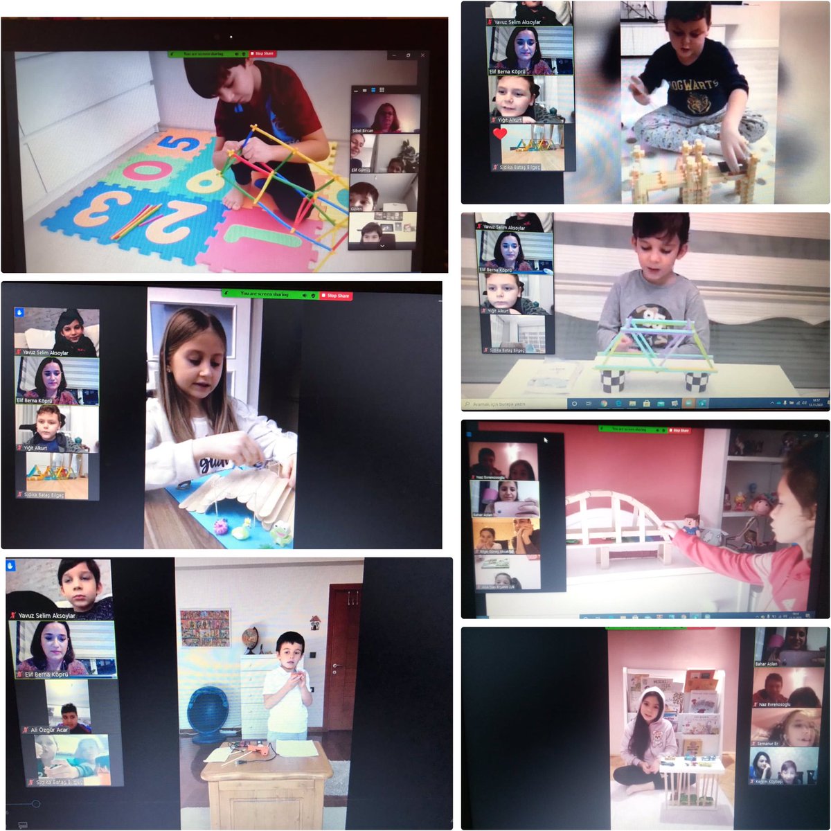 BK_Eskisehir's tweet image. 2. Sınıf öğrencilerimiz, STEM Junior 1. Tema Makineler Dünyası Köprüler projesinde çeşitli köprüler tasarlayarak ürün modellerini online fuarda sergilediler.#STEMjunior #STEMgelecektir @ErkenCocukluk @SencerCorlu @benaykaragz @cuneytd1 @BK_cnnmdngl