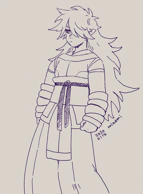 #羅小黒戦記 今年はじめに観たあと描いたやつ。ちゃんと描きたいなって思いながら描けずだ～吹き替え版観に行けるかな!?行きたいな 